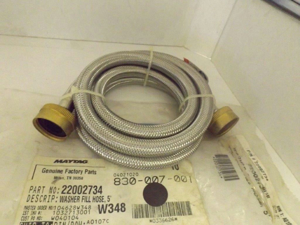 MAYTAG WHIRLPOOL WASHER 22002734 FILL HOSE NEW MAYTAG WHIRLPOOL WASHER 22002734 FILL HOSE NEW